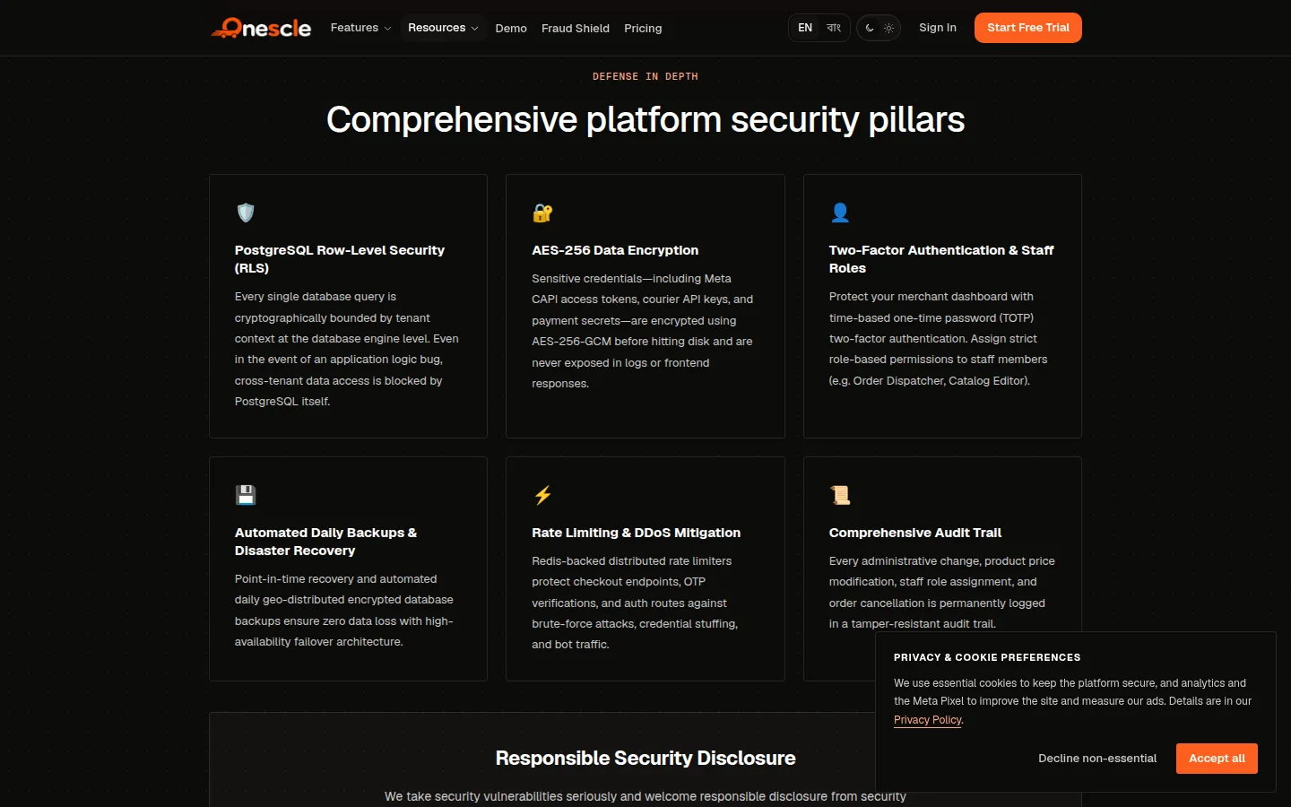 Security pillars